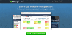 Desktop Screenshot of goassign.com