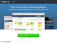 Tablet Screenshot of goassign.com